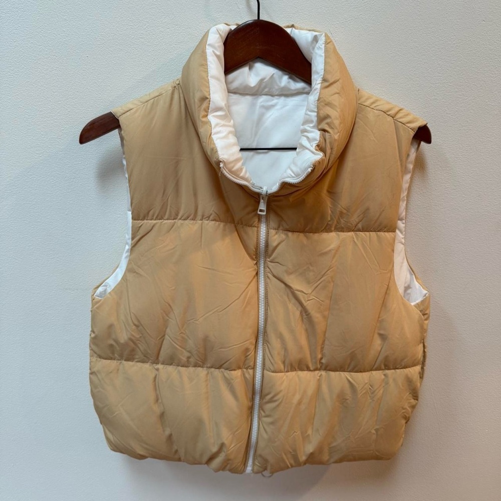 Yellow Puffer Vest